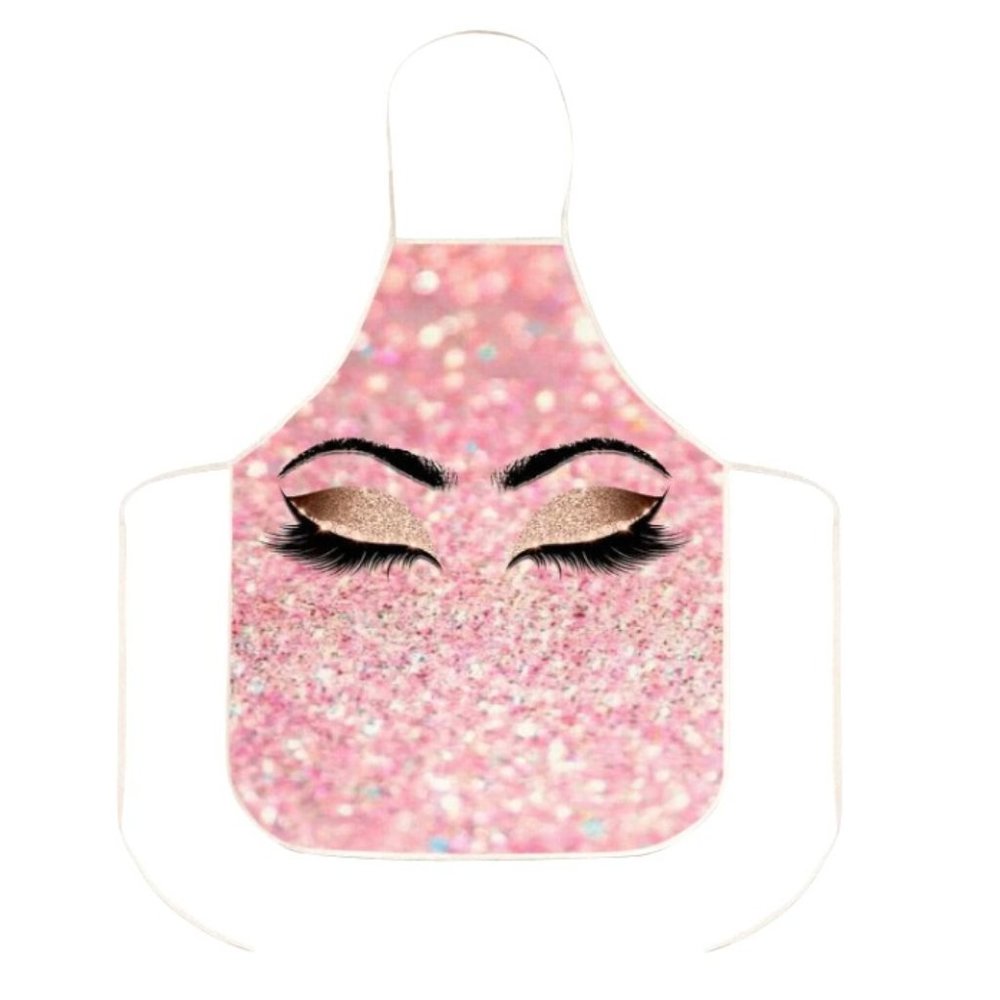 EYELASH PRINT APRON